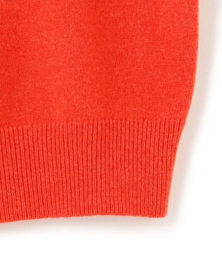 UNFILO カシミヤブレンド オフネックニット オレンジ