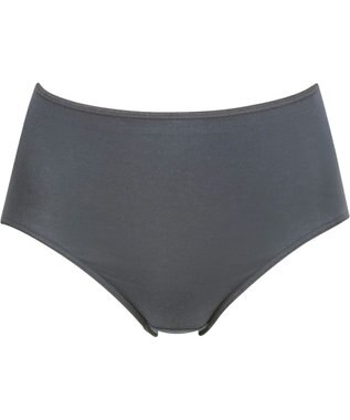 Wing ショーツ 【綿の贅沢 オーガニック】 はきこみ丈ふかめ EC3000 ウイング／ワコール ダークブラウン