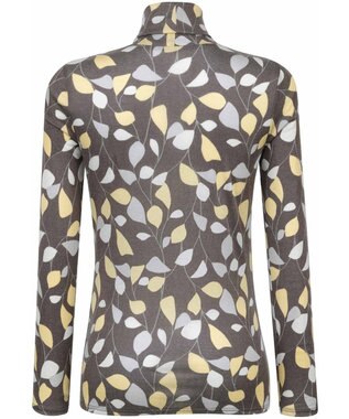 WACOAL あったかTシャツ あったかインナー アウターとしても利用可 保温性 ハイネック 10分袖 長袖 レディース CLD726 /ワコール グレイッシュブルー