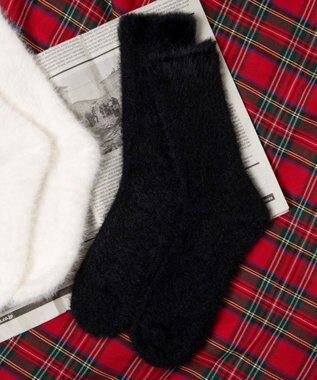 WEGO シャギーソックス ブラック