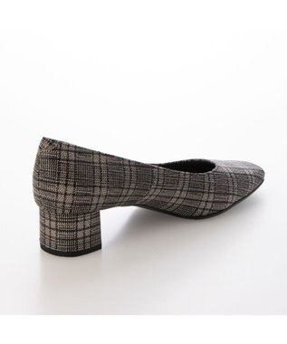 Riz raffinee <Riz raffinee>スクエアトゥプレーンパンプス ブラックプリント