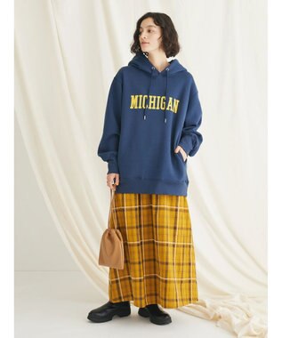 CRAFT STANDARD BOUTIQUE 先染めチェック（小）スカート Mustard