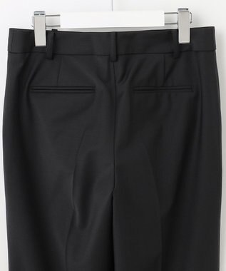 J.PRESS LADIES L BAHARIYE SOLID テーパード パンツ ブラック系