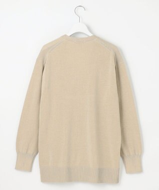 自由区 S 【カタログ掲載・洗える】エンブレムニット カーディガン ベージュ