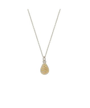 blancotokyo 【金属アレルギー対応】ドロップモチーフネックレス ELIM シルバー