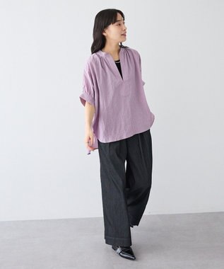 CRAFT STANDARD BOUTIQUE 3タックデニムパンツ Black