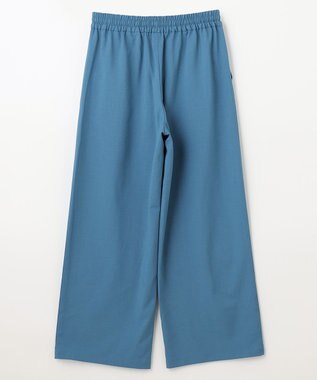 ANY 【ウエストゴム】イージケア美脚パンツ ワイド ブルー