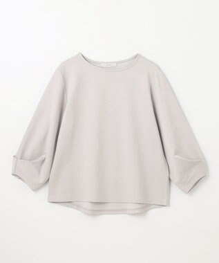 ANY L 【洗濯機可】タックスリーブ プルオーバー サンドベージュ