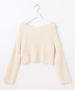 ANY SIS 【2SET】シャギー ニット × ワンピース セット モカピンク