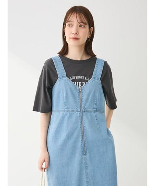 Green Parks 多段カレッジロゴボックスＴシャツ Dark Gray