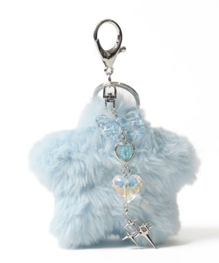 WEGO ファースタービーズチャームキーホルダー サックス