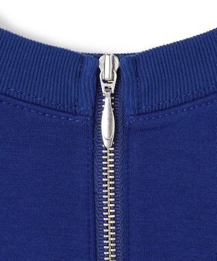 UNFILO L 【2WAY】BEAUTY FORM JERSEY ハーフZIP プルオーバー ブルー