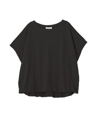Green Parks 超冷感ドロストフレンチプルオーバー Black