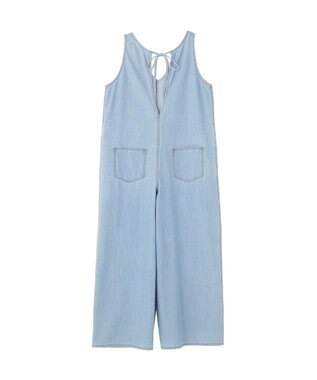 AMERICAN HOLIC バックリボンデニムオールインワン Light Indigo