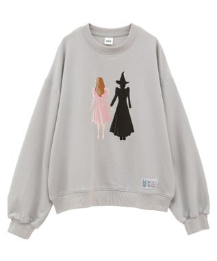 Green Parks ■ＷＩＣＫＥＤ　アート刺繍スウェット Light Gray