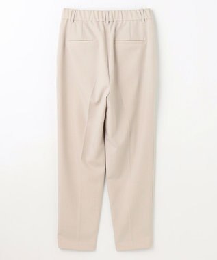 ANY L 【洗濯機可/ストレッチ/ウエストゴム/セットアップ可】イージーケアテーパードパンツ ベージュ