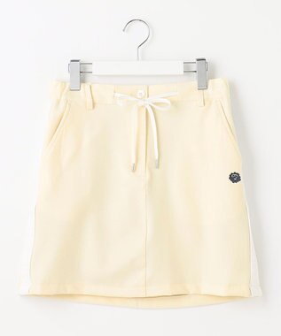 【WOMEN】【洗える/帯電防止/ストレッチ】ロゴ サイドライン スカート