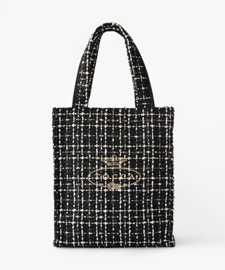 TOCCA 【キャンセル分販売！】【A4サイズ対応】COLOR OF GLORY CUSTOMIZED BAG カスタマイズ トートバッグ ブラックツイード×ホールマーク