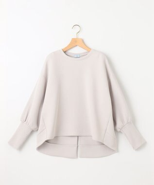 組曲 ダンボールジャージースリーブデザイン プルオーバー ベージュ系