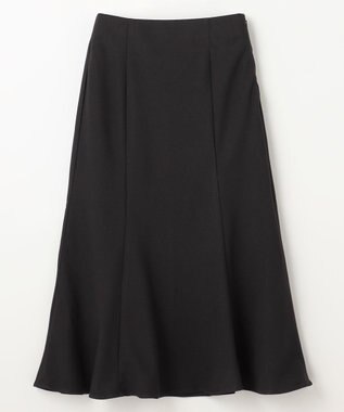 ANY 【ウエストゴム】ライトツイードマーメーイドスカート ブラック