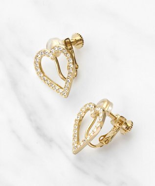 TOCCA WISH IN HEART EARRINGS イヤリング ゴールド系