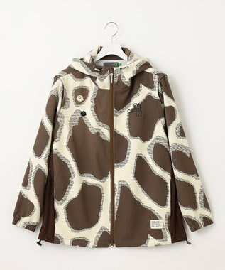 PW CIRCULUS 【袖2WAY】【MEN】プリント デタッチャブル アノラック