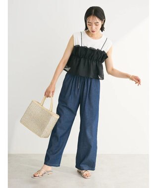 Green Parks シアーキャミビスチェ Black