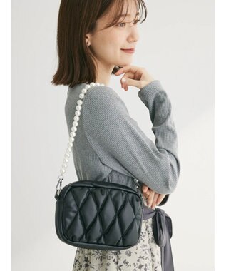 Green Parks ・ＫＯＳＳＯＲＥＣＯ　パールハンドルキルトショルダー Black