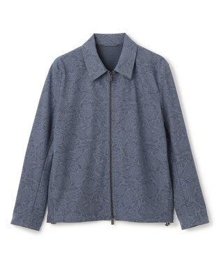 JOSEPH HOMME 新素材【洗える/通気性】ヨシタレース　ジップアップブルゾン ネイビー系