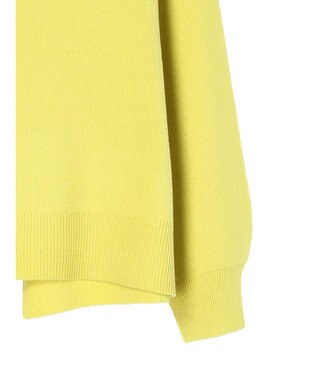 earth music&ecology アンチピリングバックスリットプルオーバー Lime Green