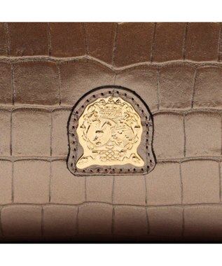 A.D.M.J. 【牛革】クロコダイル型押しトート32cm(Dカン付) ブロンズ