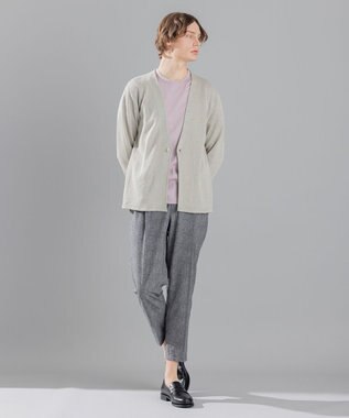 JOSEPH HOMME ドライペーパープレーン 　ニットカーディガン ベージュ系