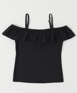 OP／FILA 【repipi armario】サロペット付き水着 3点セット オフホワイト