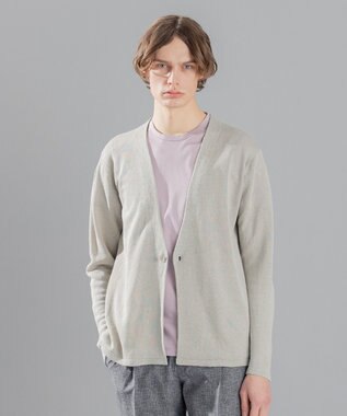 JOSEPH HOMME ドライペーパープレーン 　ニットカーディガン ベージュ系