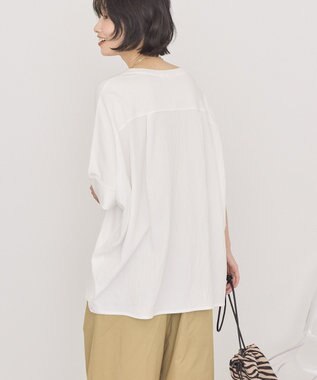 AMERICAN HOLIC 異素材コクーンプルオーバー Off White