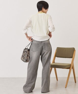AMERICAN HOLIC 【2SET・接触冷感】カーディガン+ノースリーブニット Light Gray