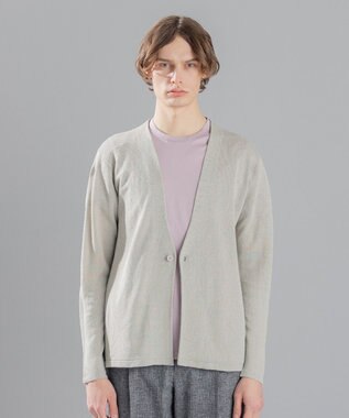 JOSEPH HOMME ドライペーパープレーン 　ニットカーディガン ベージュ系