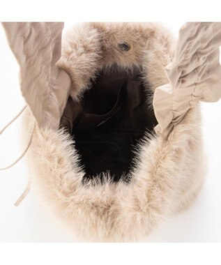 UNBILLION カシュカシュ cachecache / フリルワンハンドルエコファートート オーク