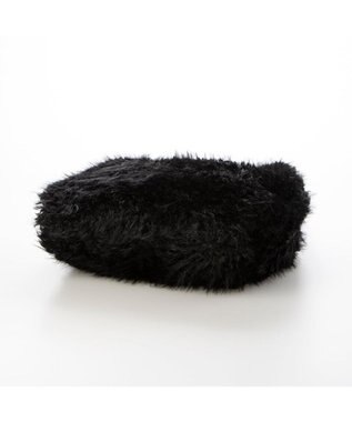 UNBILLION カシュカシュ cachecache / シャギーエコファーショッパーバッグ ブラック