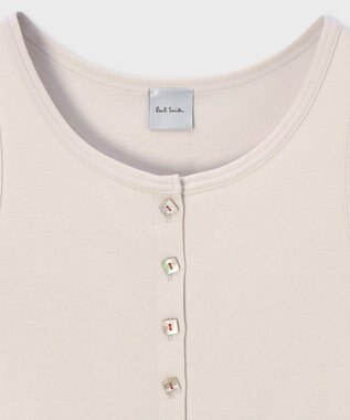 Paul Smith スクエアボタン タンクトップ アイボリー