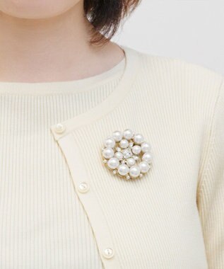TOCCA PEARL BIJOUX SET BROOCHNECKLACE 3WAYブローチネックレス ゴールド系