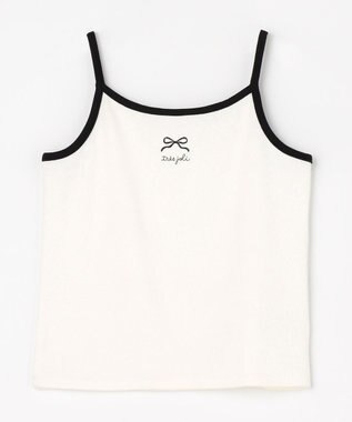 ANY KIDS テレコ キャミソール オフホワイト