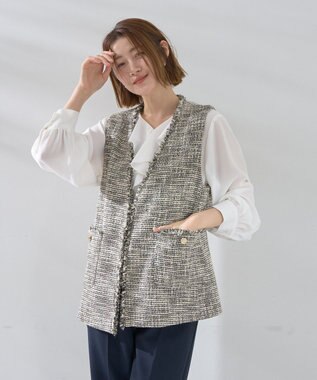 YECCA VECCA ツイードジレ