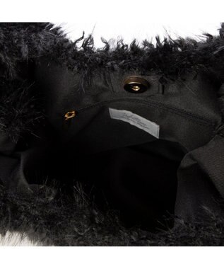 UNBILLION カシュカシュ cachecache / シャギーエコファーショッパーバッグ ブラック