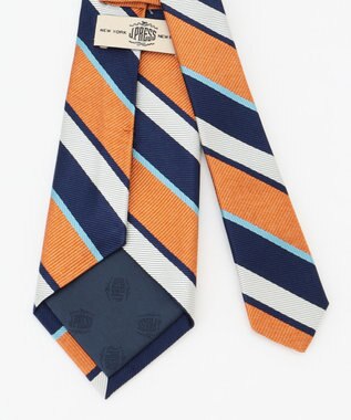 J.PRESS MEN 【STRUCTURE MIX COLLECTION】レジメンタル ネクタイ オレンジ系2