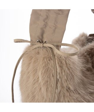 UNBILLION カシュカシュ cachecache / フリルワンハンドルエコファートート オーク