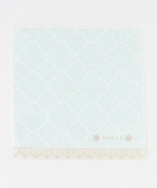 TOCCA 【TOWEL COLLECTION】CHECKER CLOVER TOWELCHIEF ハンドタオル スカイブルー系