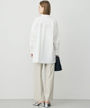 ICB 【3/6-3/22期間限定・受注生産】クリーンブロード シャツカスタマイズ 白シャツ×ポケットモノグラム柄×刺繍あり