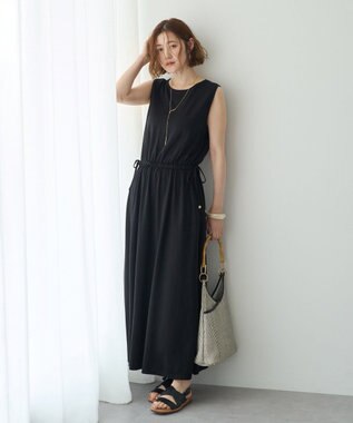 YECCA VECCA 【接触冷感】カットノースリーブワンピース