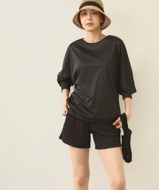 OP／FILA 【Ocean Pacific】ラッシュガード付き水着4点セット タンキニデザイン ブラック